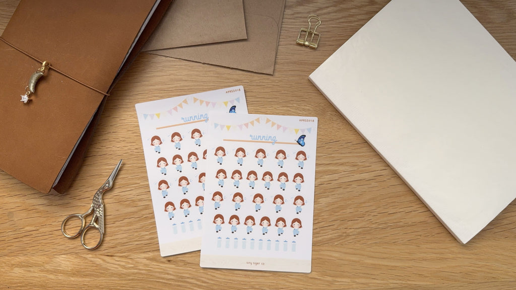 Running Sticker Sheet SS018
