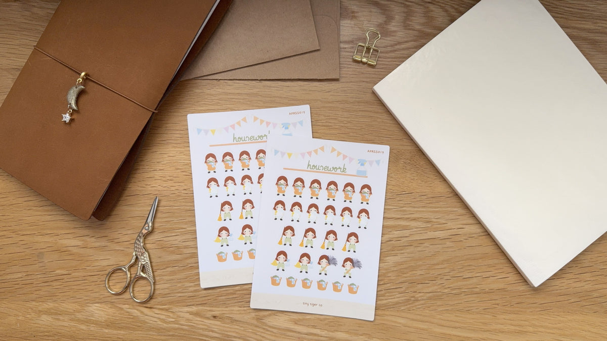 Housework Sticker Sheet SS019