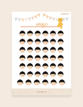 Emotions Sticker Sheet ES001