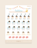 Bathtime Sticker Sheet SS003