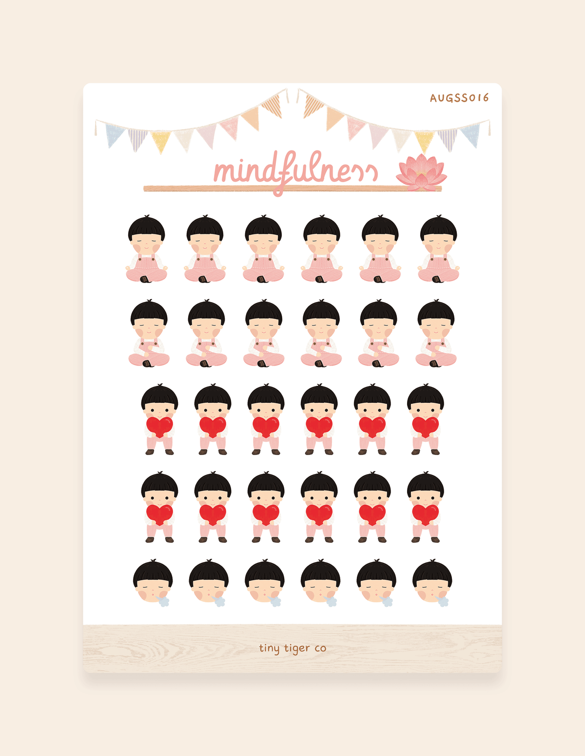Mindfulness Sticker Sheet SS016