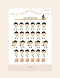 Gardening Sticker Sheet SS017
