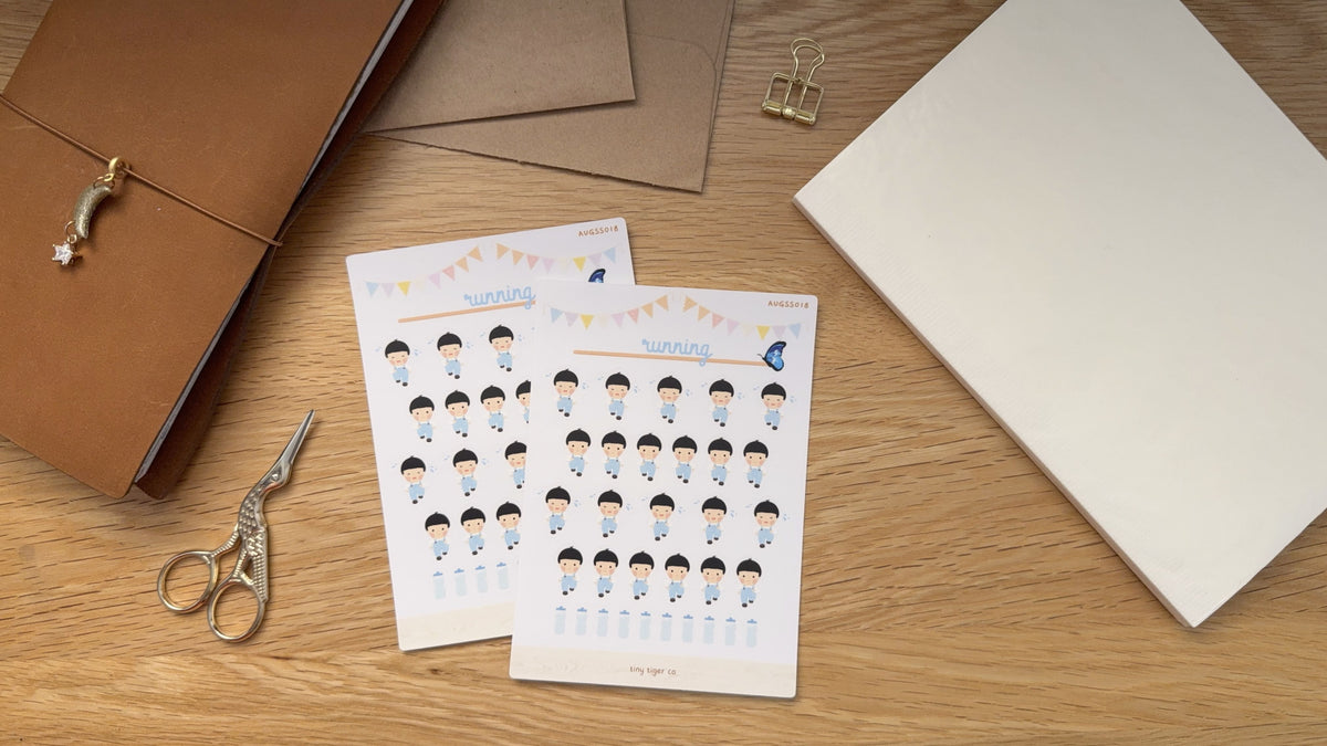 Running Sticker Sheet SS018