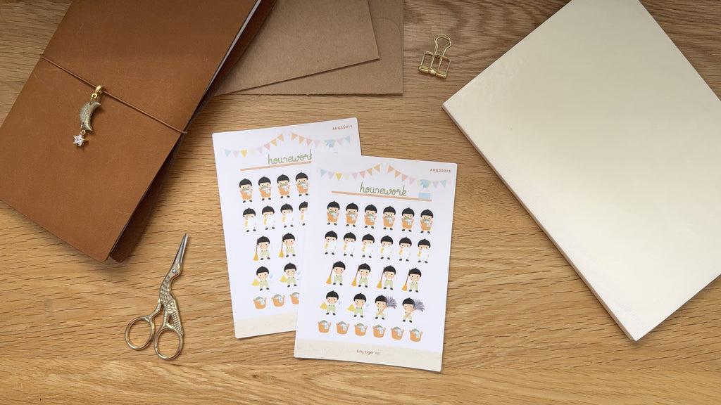 Housework Sticker Sheet SS019