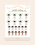 Pocket Money Sticker Sheet SS020