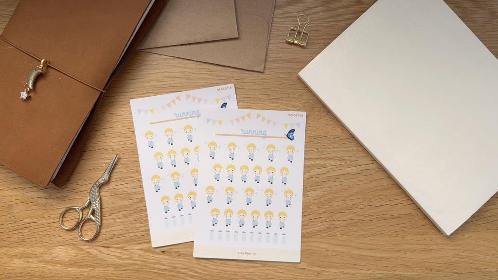 Running Sticker Sheet SS018