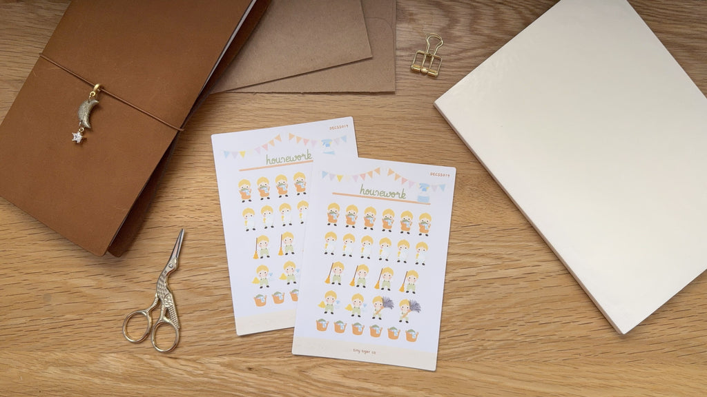 Housework Sticker Sheet SS019