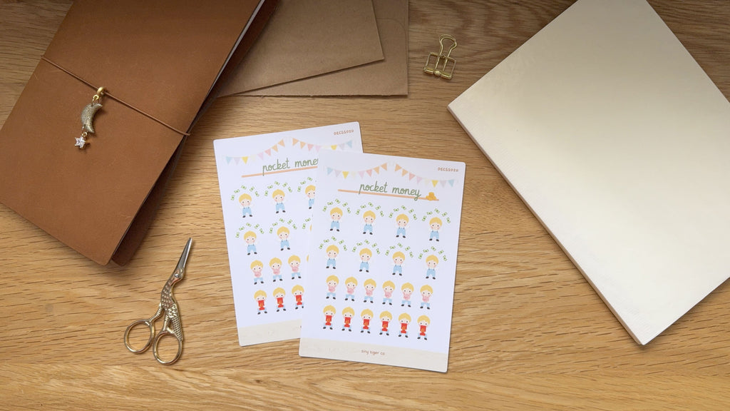 Pocket Money Sticker Sheet SS020