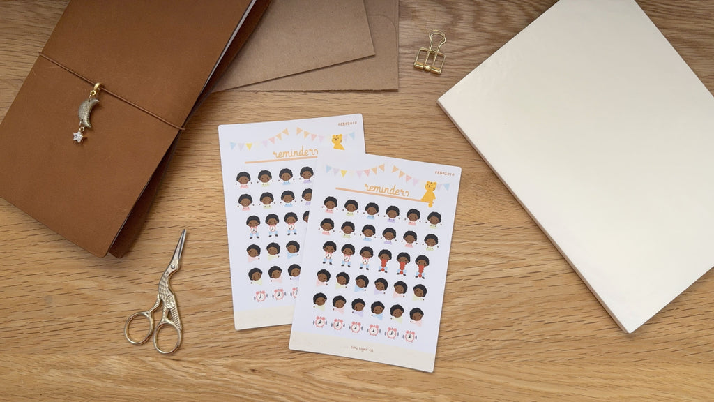 Reminders Sticker Sheet PS010