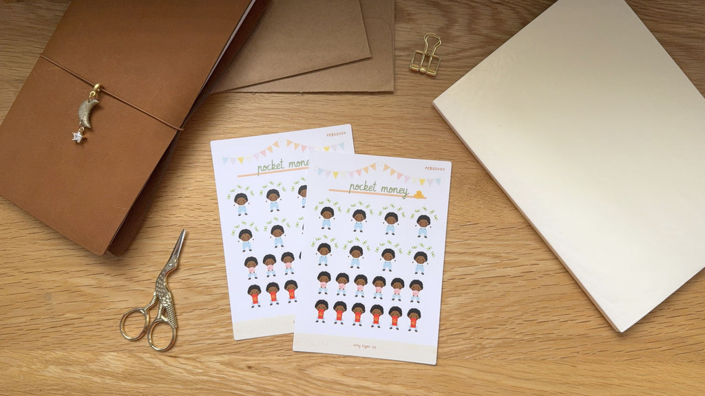 Pocket Money Sticker Sheet SS020