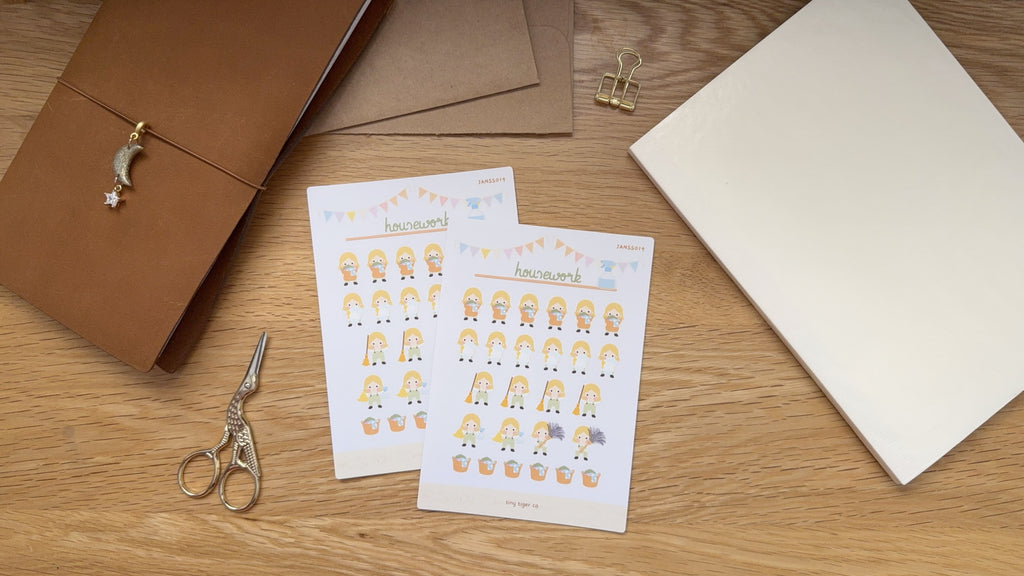 Housework Sticker Sheet SS019