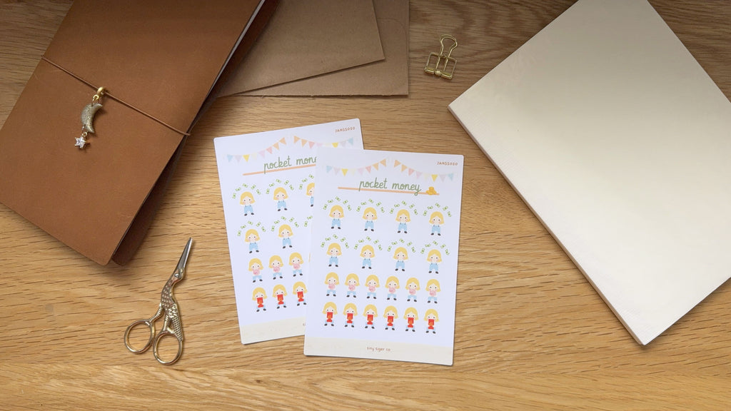 Pocket Money Sticker Sheet SS020