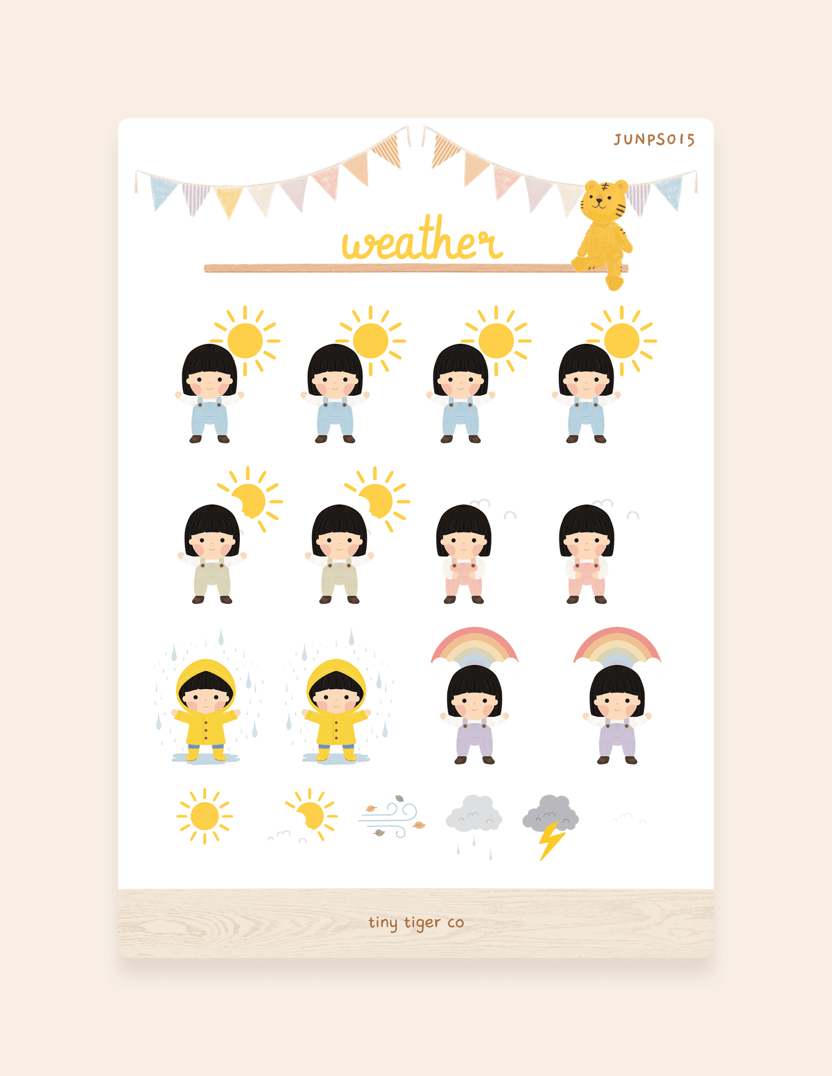 Weather Sticker Sheet PS015