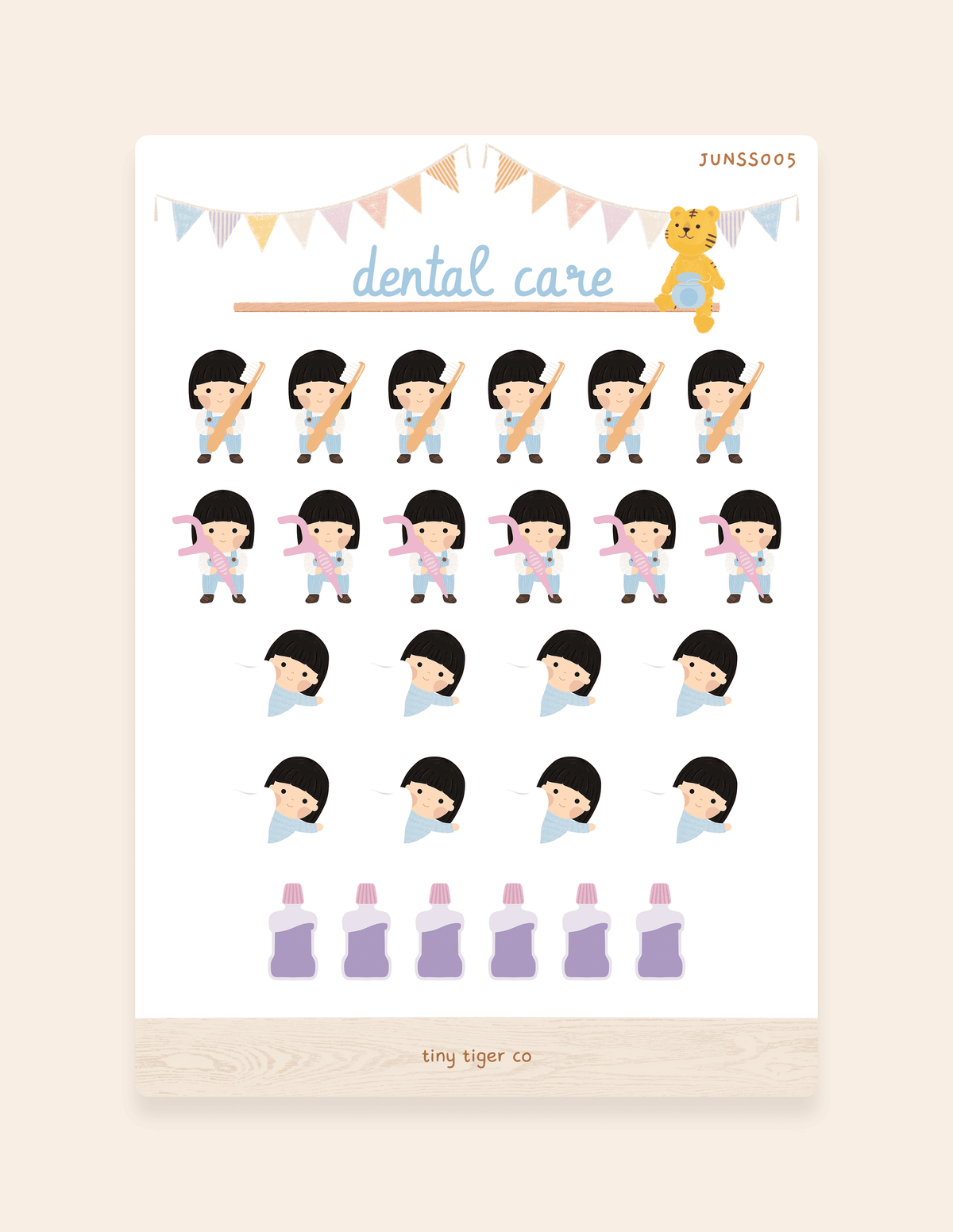 Dental Care Sticker Sheet SS005