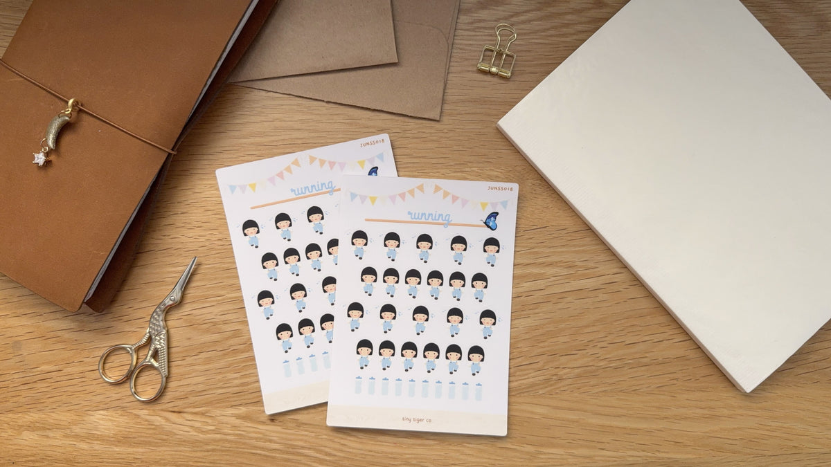 Running Sticker Sheet SS018