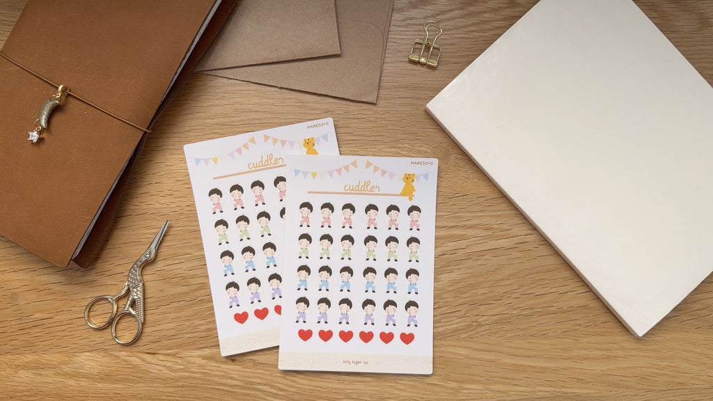 Cuddles Sticker Sheet ES010