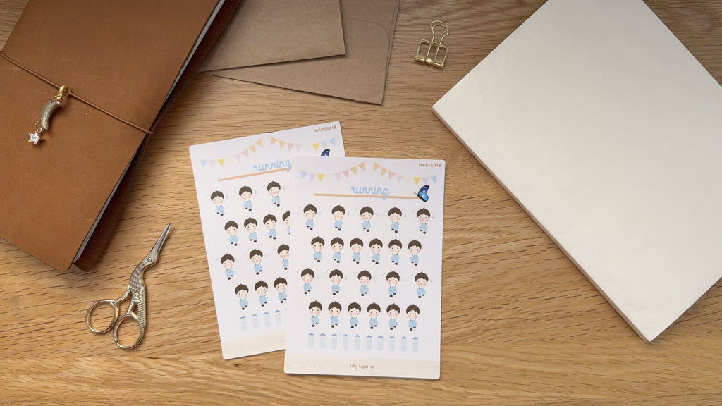 Running Sticker Sheet SS018