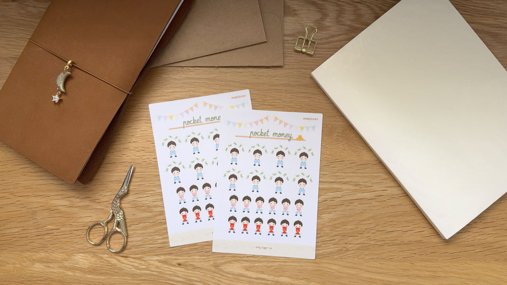 Pocket Money Sticker Sheet SS020