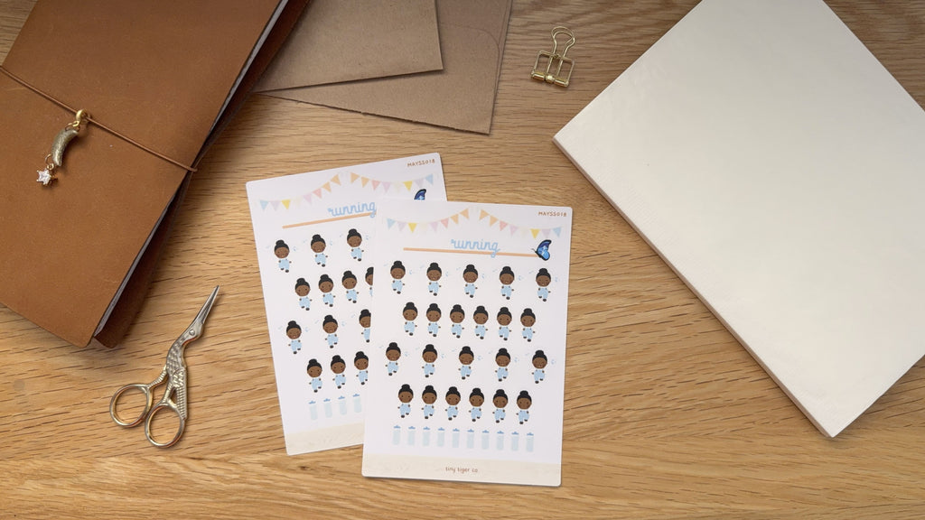 Running Sticker Sheet SS018