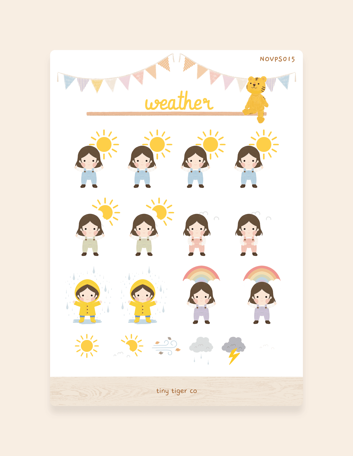 Weather Sticker Sheet PS015