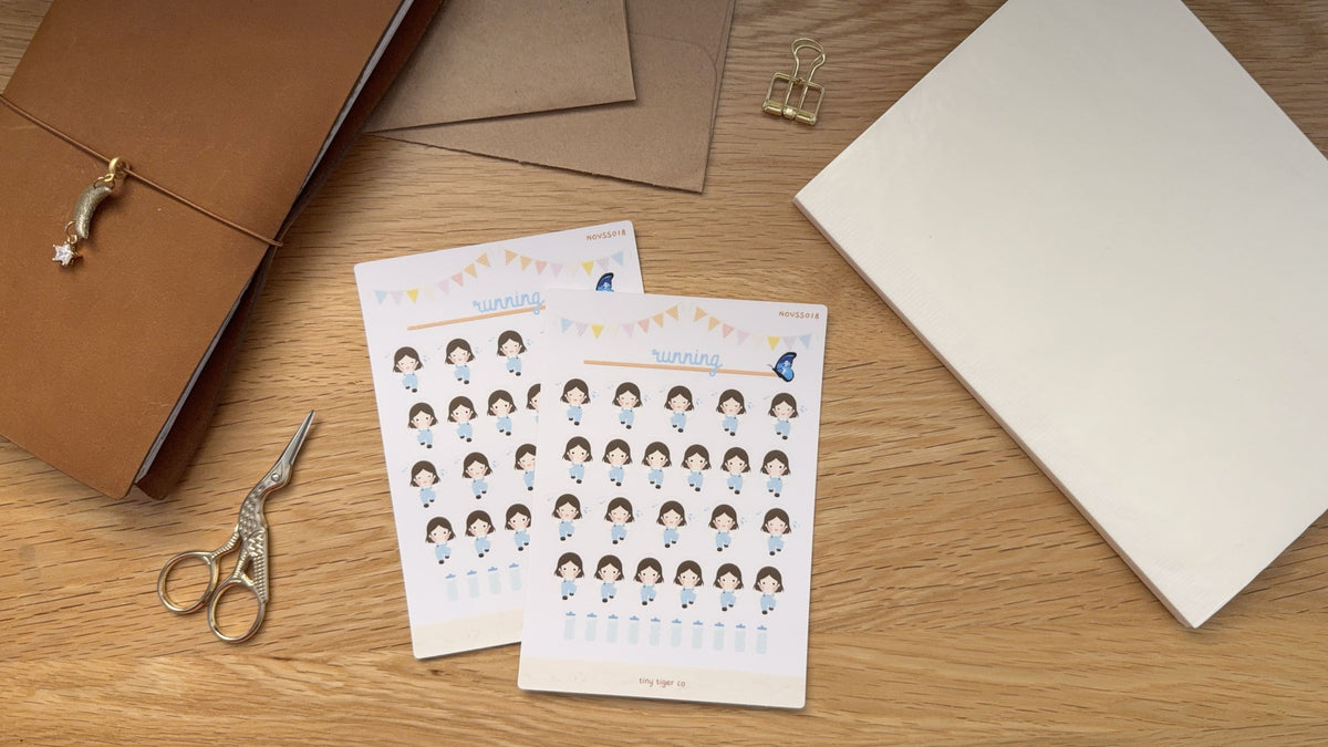 Running Sticker Sheet SS018