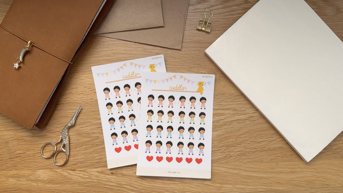 Cuddles Sticker Sheet ES010