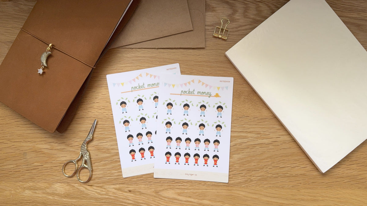 Pocket Money Sticker Sheet SS020