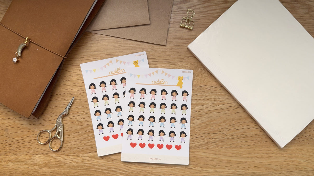 Cuddles Sticker Sheet ES010