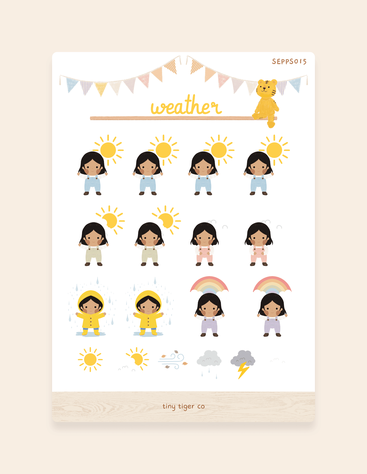 Weather Sticker Sheet PS015
