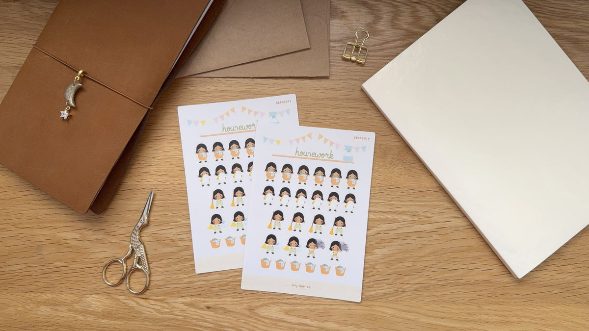 Housework Sticker Sheet SS019